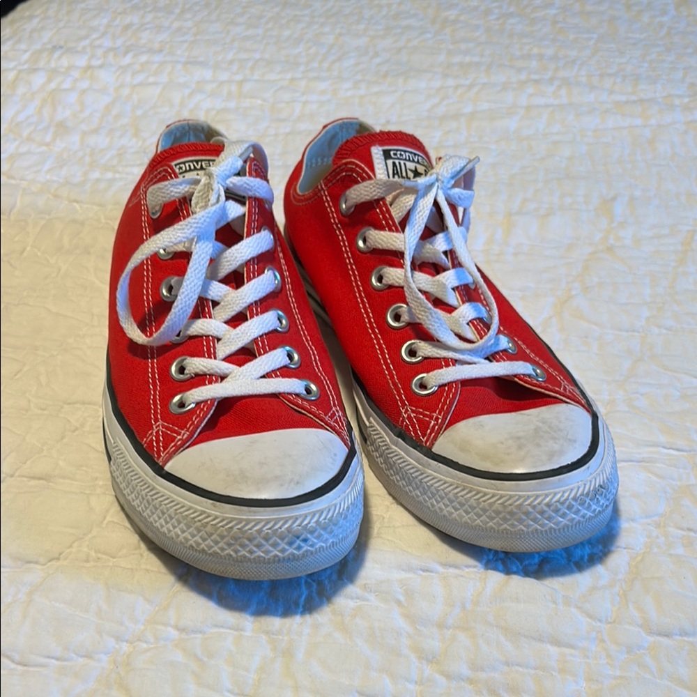 Red Converse Sneakers